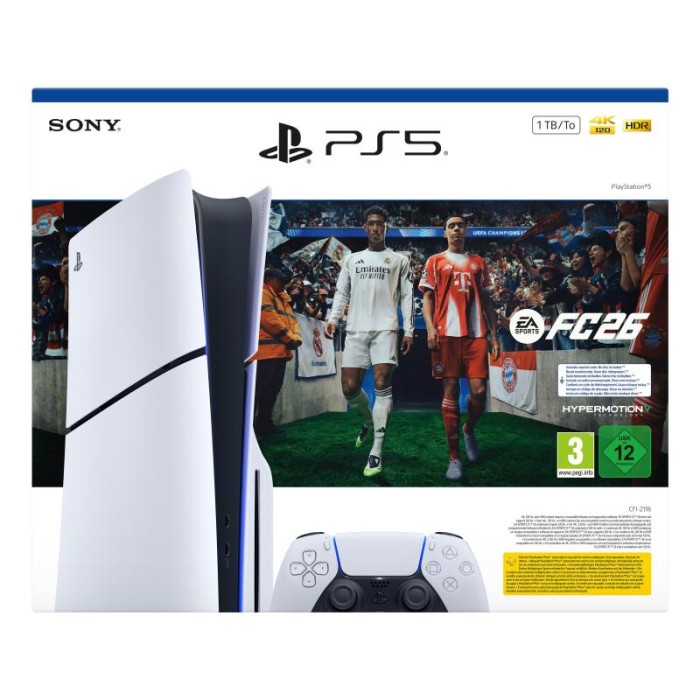 CONSOLE PLAYSTATION 5 PS5 1TB D-CHASSIS DISC EDITION BUNDLE EA SPORT FC 26