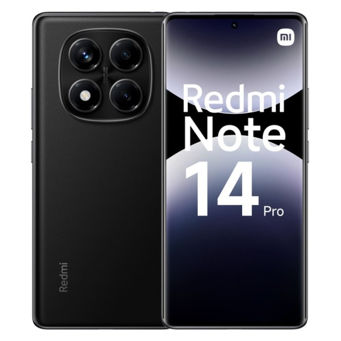 SMARTPHONE REDMI NOTE 14 PRO 8+256GB MIDNIGHT NERO 4G DUAL SIM
