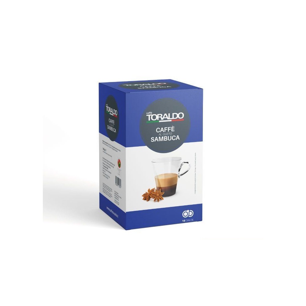 CIALDE SOLUBILI ESE 44MM CAFFE' GUSTO SAMBUCA 18 PZ (106301)