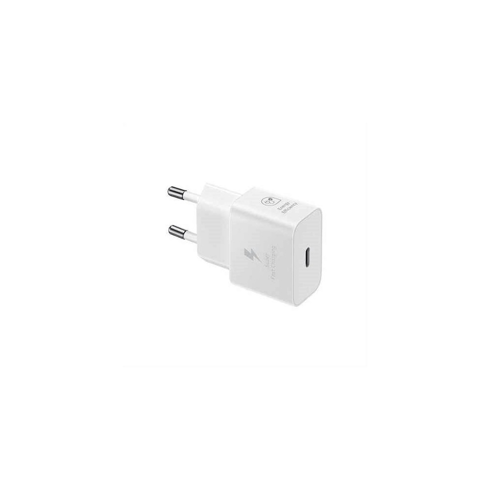 CARICABATTERIE USB-C 25W FAST CHARGE (EP-T2510XWEGEU) BIANCO CON CAVO