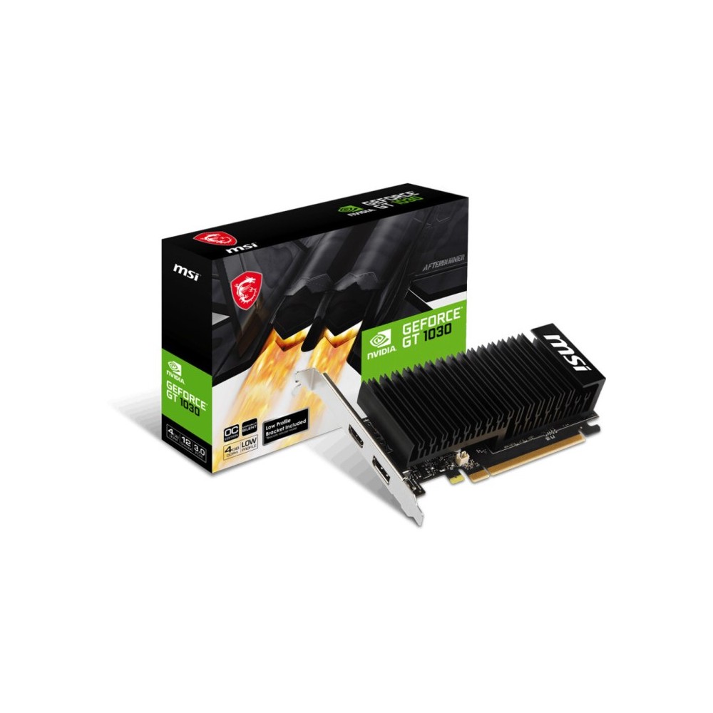 SCHEDA VIDEO GEFORCE GT1030 4GB 4GHD4 LP OC (V812-037R) 4 GB PCI-E