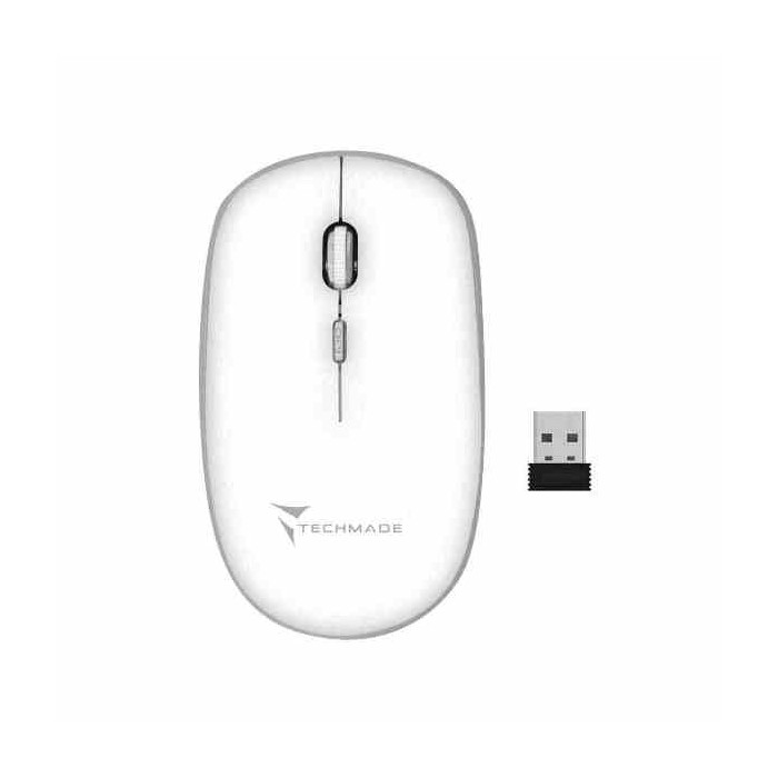 MOUSE TM-MUSWN4B-WH BIANCO WIRELESS