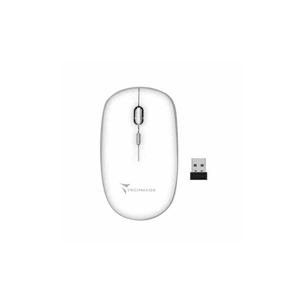 MOUSE TM-MUSWN4B-WH BIANCO WIRELESS