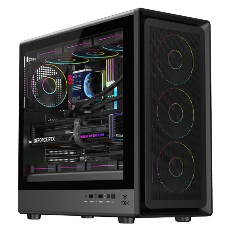 CASE GAMING TOWER MESHCORE 36B - NO ALIMENTATORE - ARGB FAN - NERO (ITGCAMC36B)