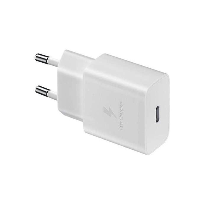 CARICABATTERIE USB-C 15W FAST CHARGE (EP-T1510XWEGEU) BIANCO CON CAVO