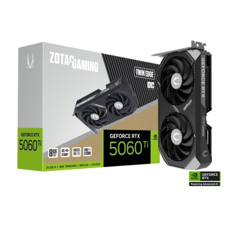 SCHEDA VIDEO GAMING GEFORCE RTX 5060 TI 8GB TWIN EDGE OC (ZT-B50610H-10M)