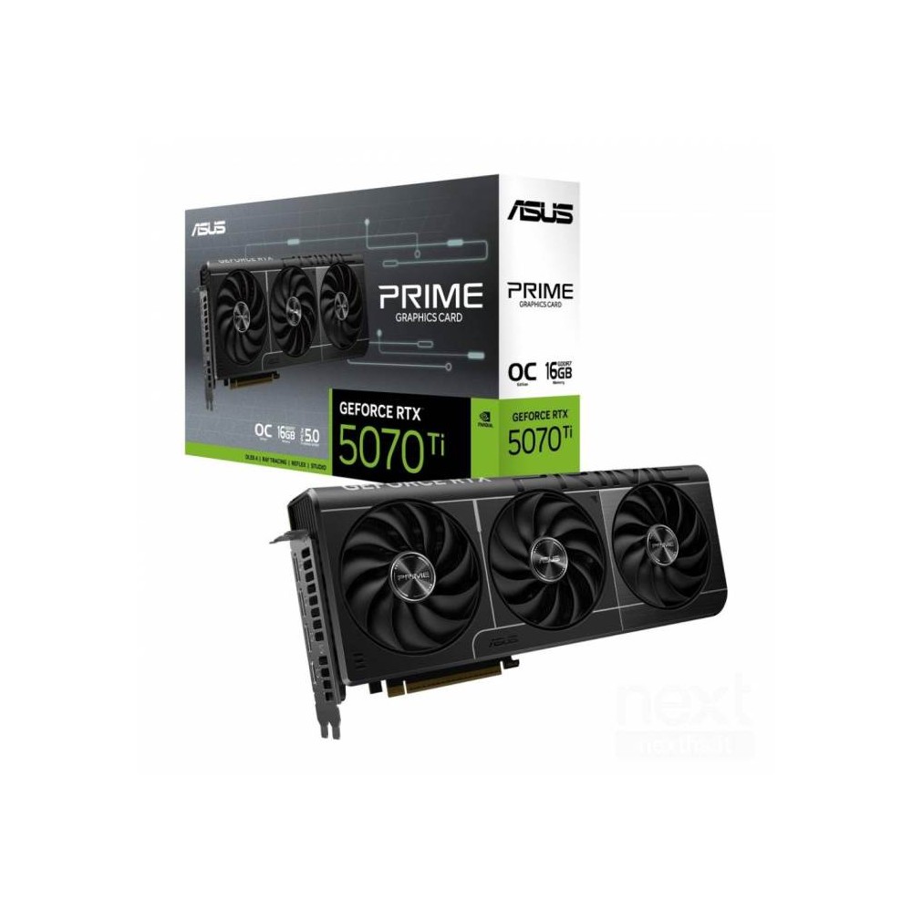 SCHEDA VIDEO GEFORCE RTX 5070 TI 16 GB PRIME OC RTX5070TI-O16G (90YV0MF0-M0NA00)