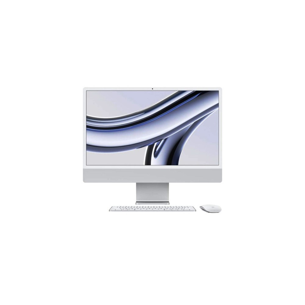 PC IMAC 23.5" 2023 ALL IN ONE M3 10-CORE 8GB 512GB SSD MAC OS SILVER (MQRK3B/A)