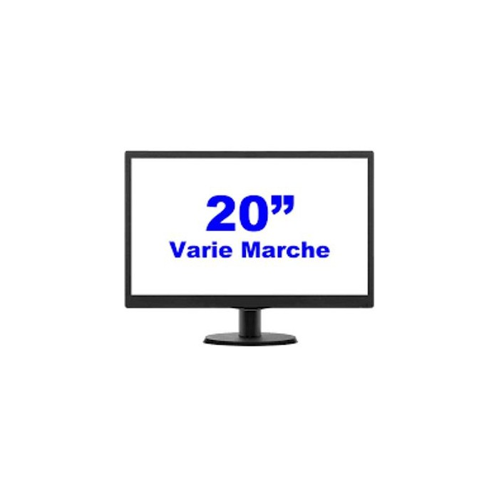 MONITOR 20" VARI MODELLI LED NO BOX - RICONDIZIONATO GR. B/C GAR. 3 MESI