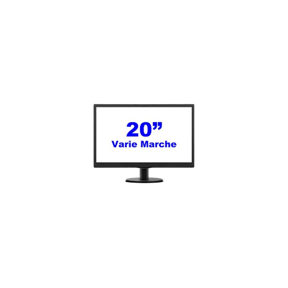 MONITOR 20" VARI MODELLI LED NO BOX - RICONDIZIONATO GR. B/C GAR. 3 MESI