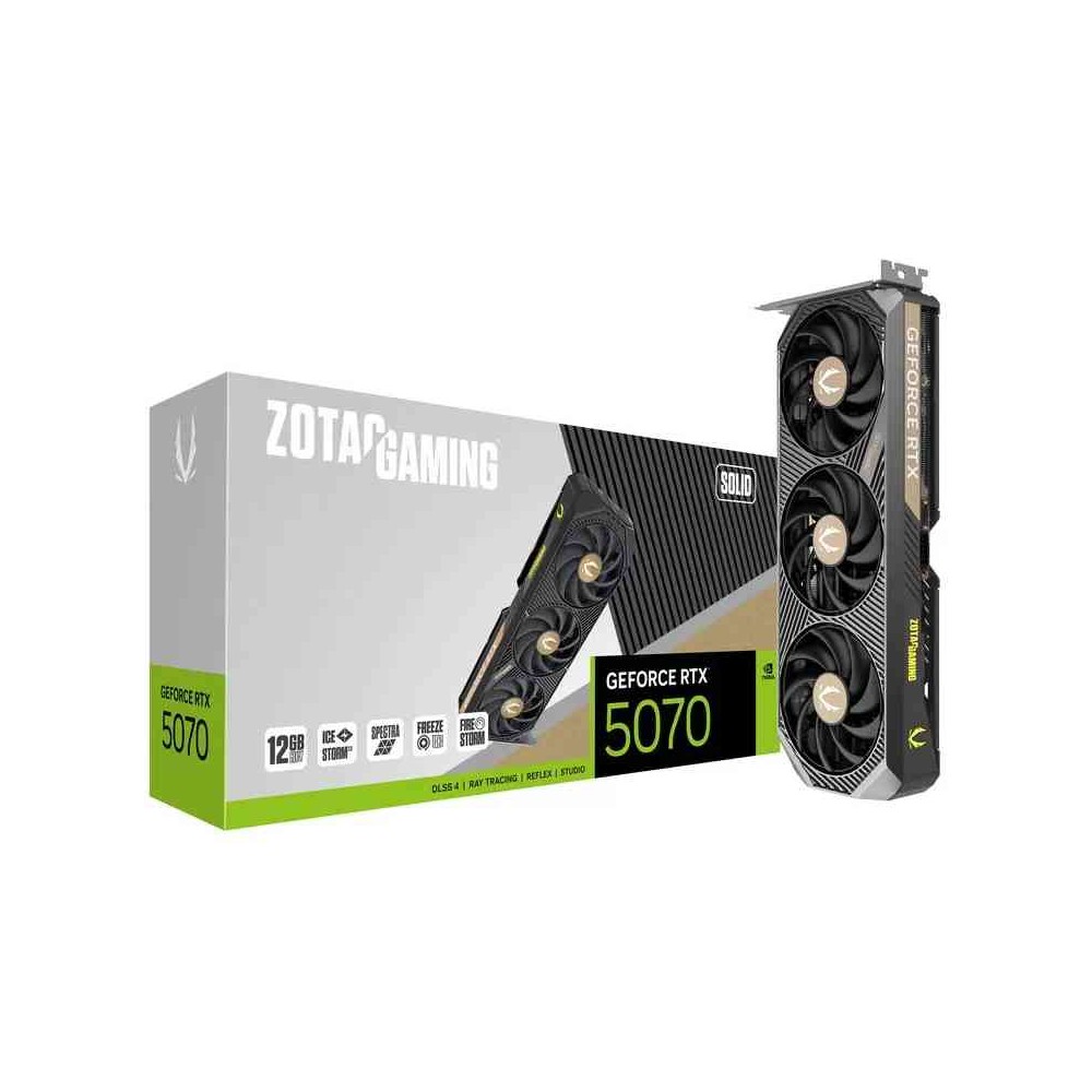 SCHEDA VIDEO GEFORCE RTX 5070 GAMING SOLID 12 GB (ZT-B50700D-10P)