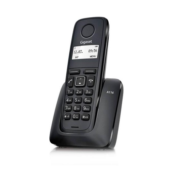TELEFONO CORDLESS GIGASET A116 NERO (S30852H2801R101)