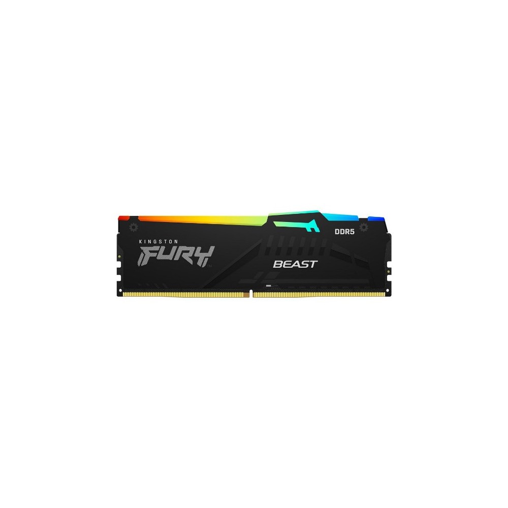 MEMORIA DDR5 32 GB FURY BEAST RGB PC5200 MHZ (1X32) (KF552C40BBA-32)